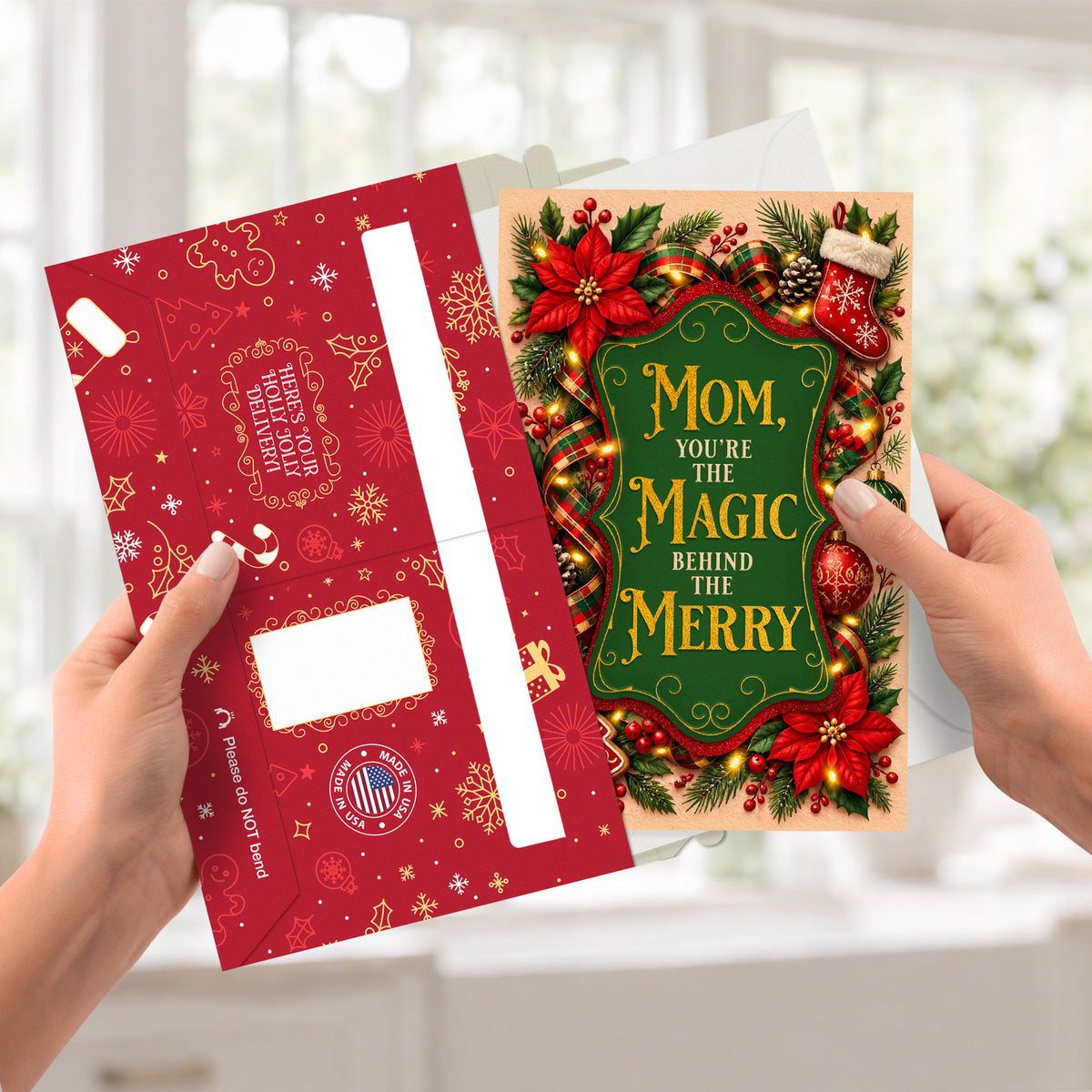 Mom Christmas Card — pullout