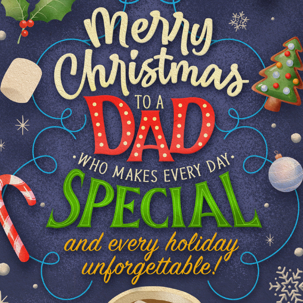 Dad Christmas Card