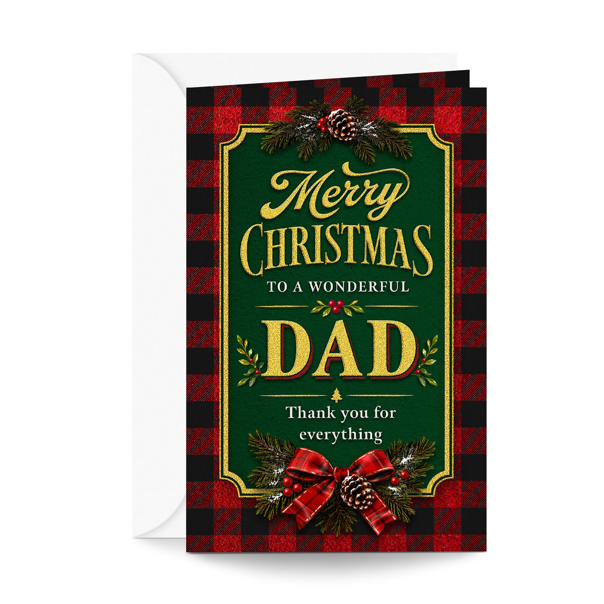 Dad Christmas Card — front