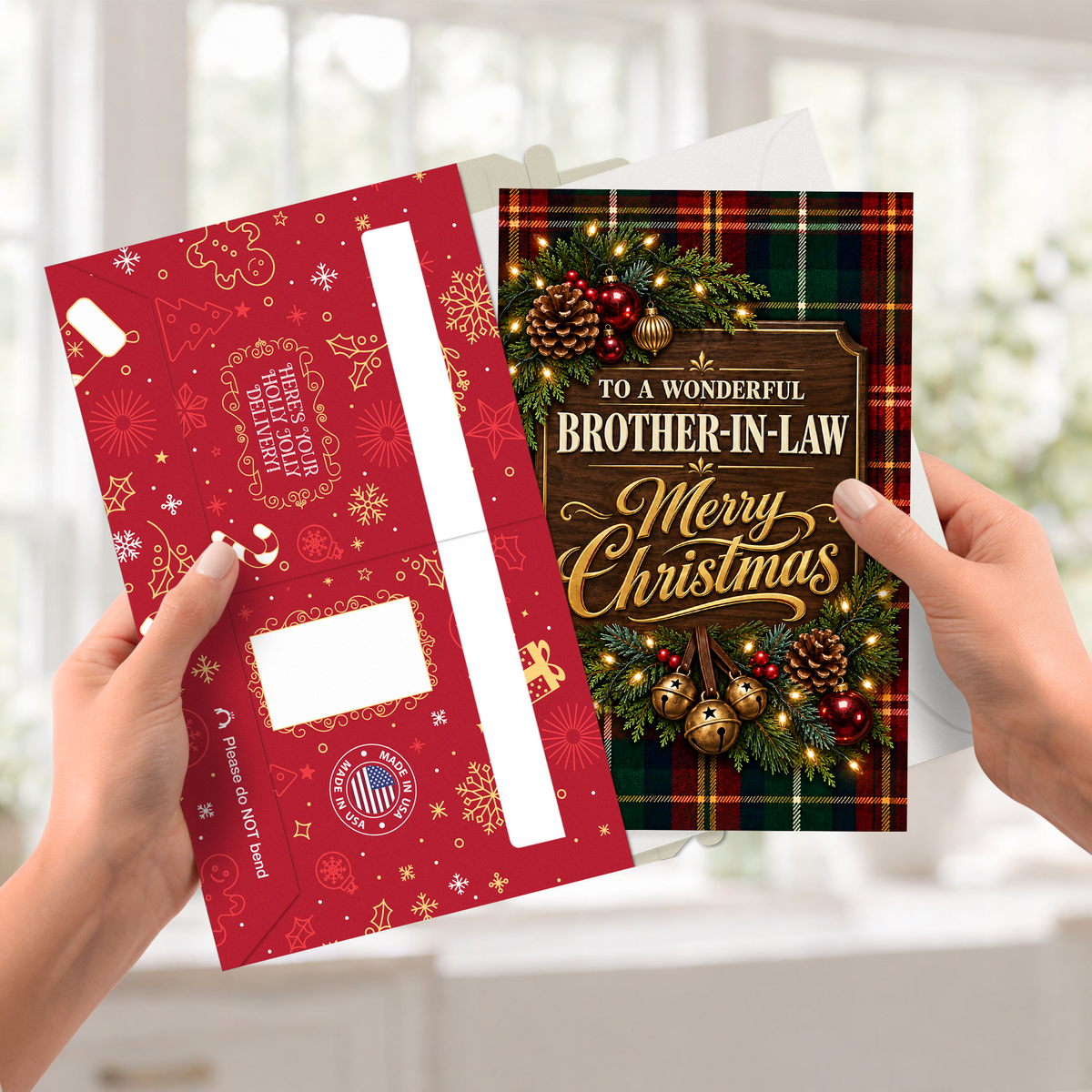 Brother In Law Christmas Card — pullout