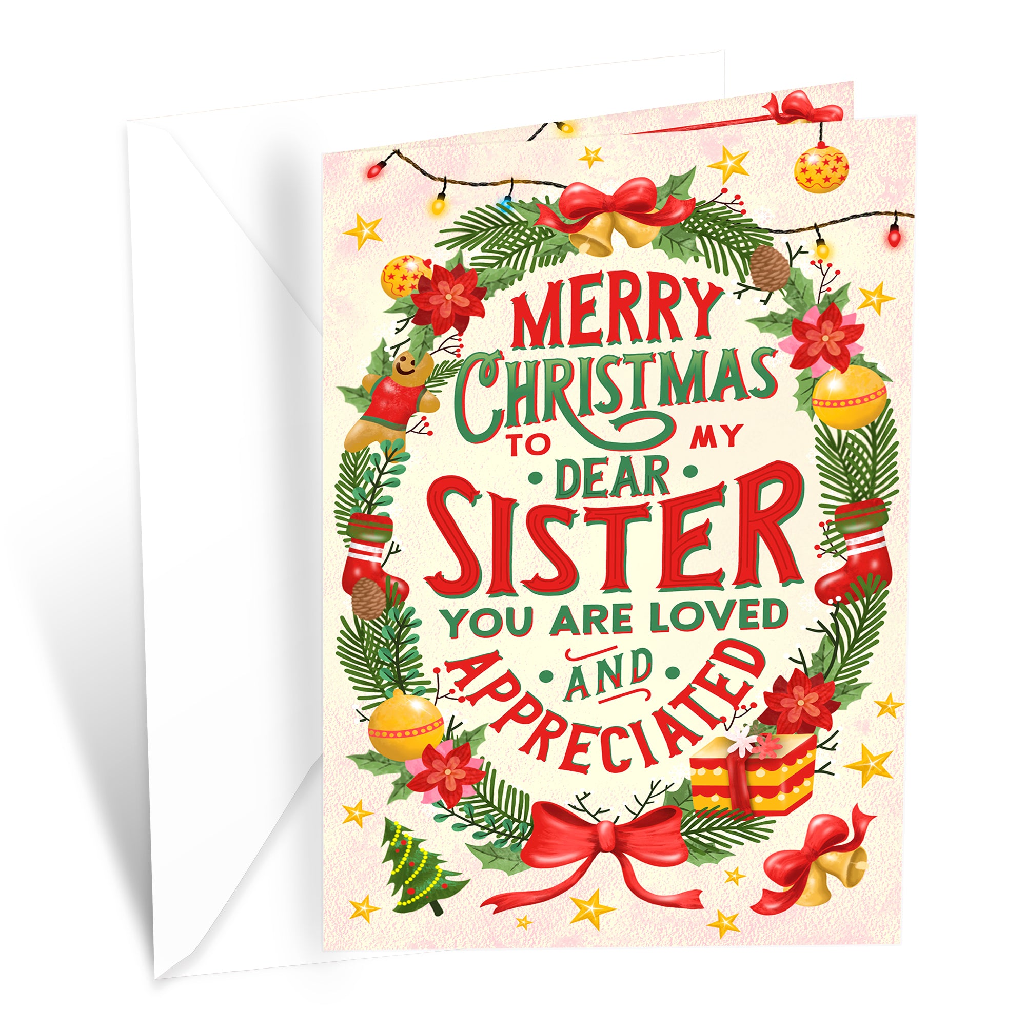 Sister Christmas Card