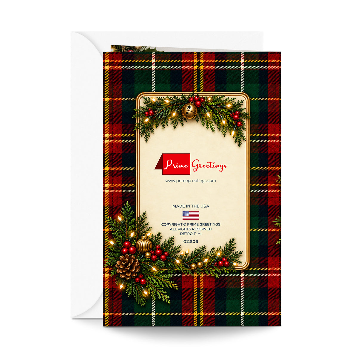 Son In Law Christmas Card — back