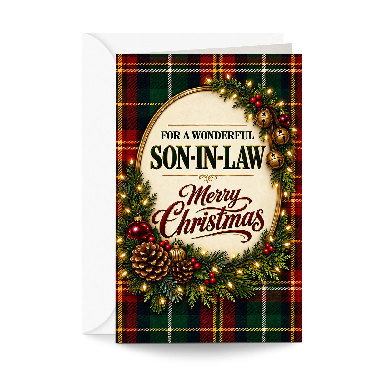 Son In Law Christmas Card — front