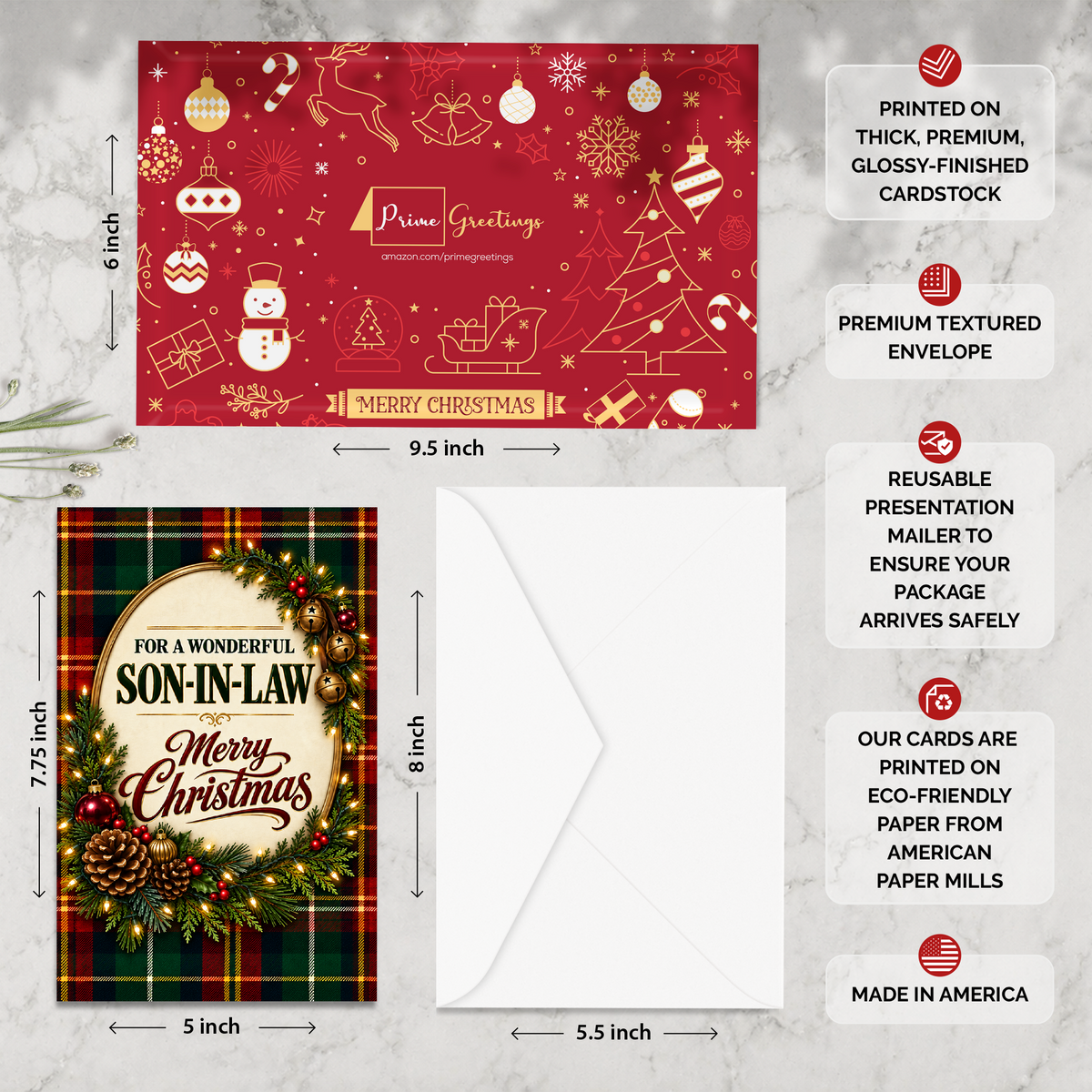 Son In Law Christmas Card — infographic