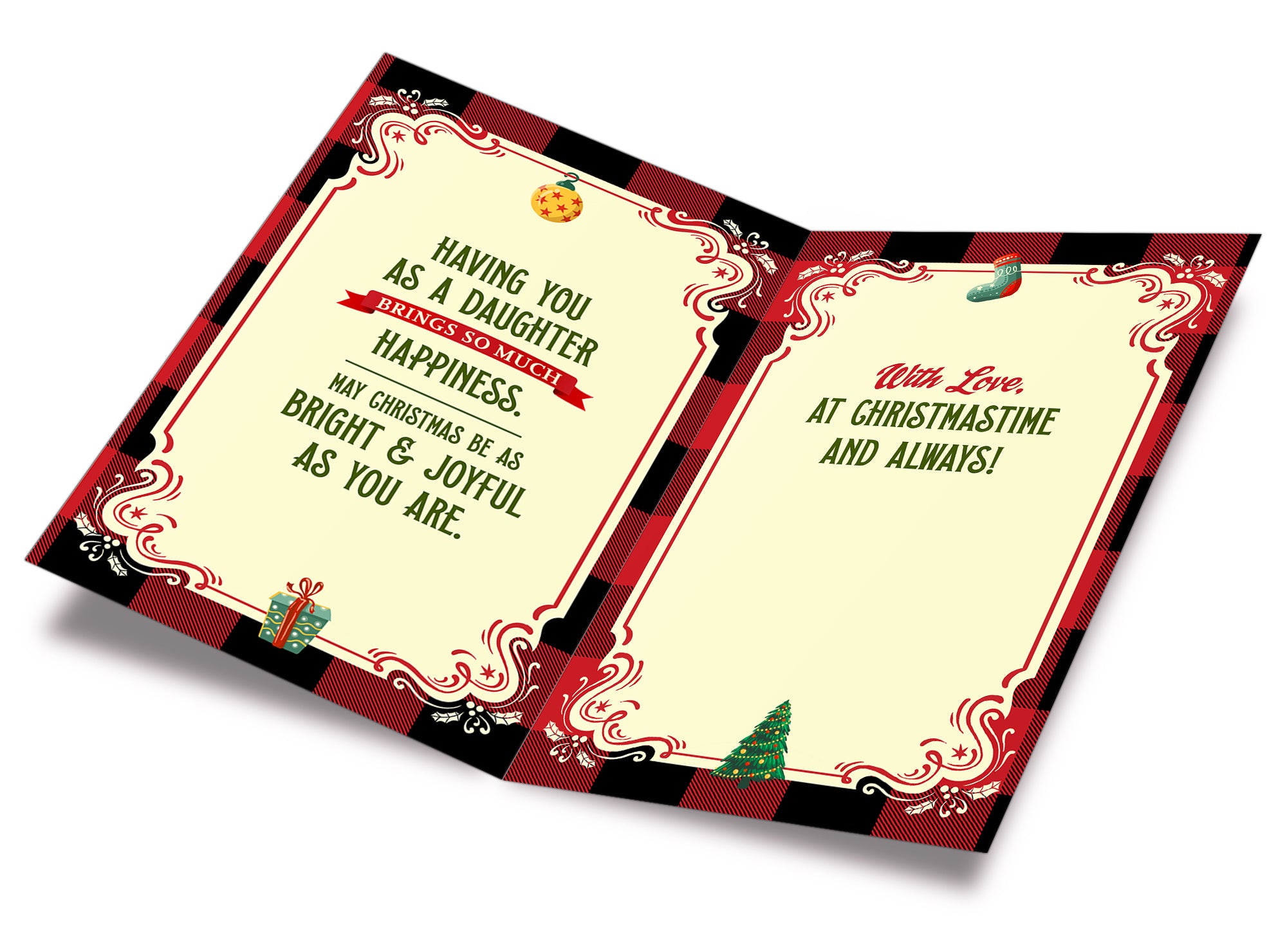 Daughter Christmas Card