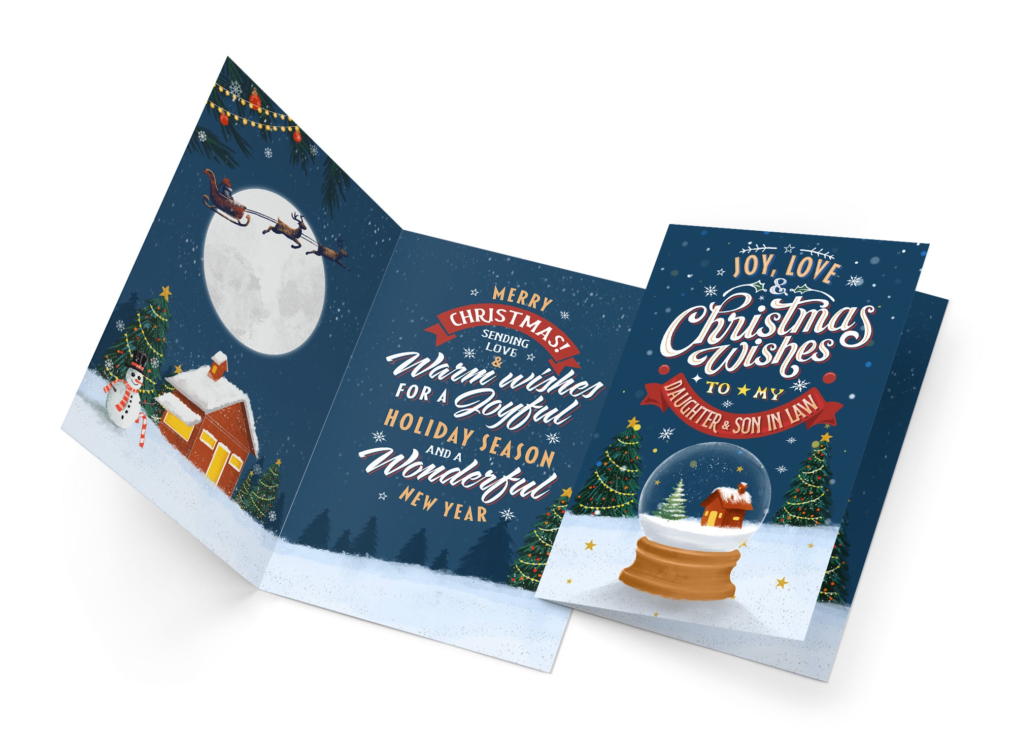 Daughter and Son In Law Christmas Card