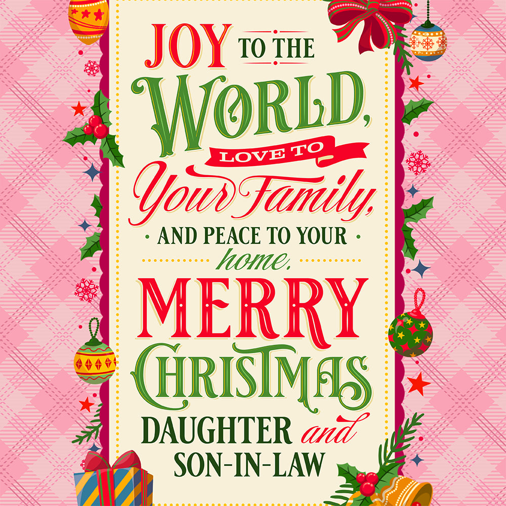 Daughter and Son In Law Christmas Card