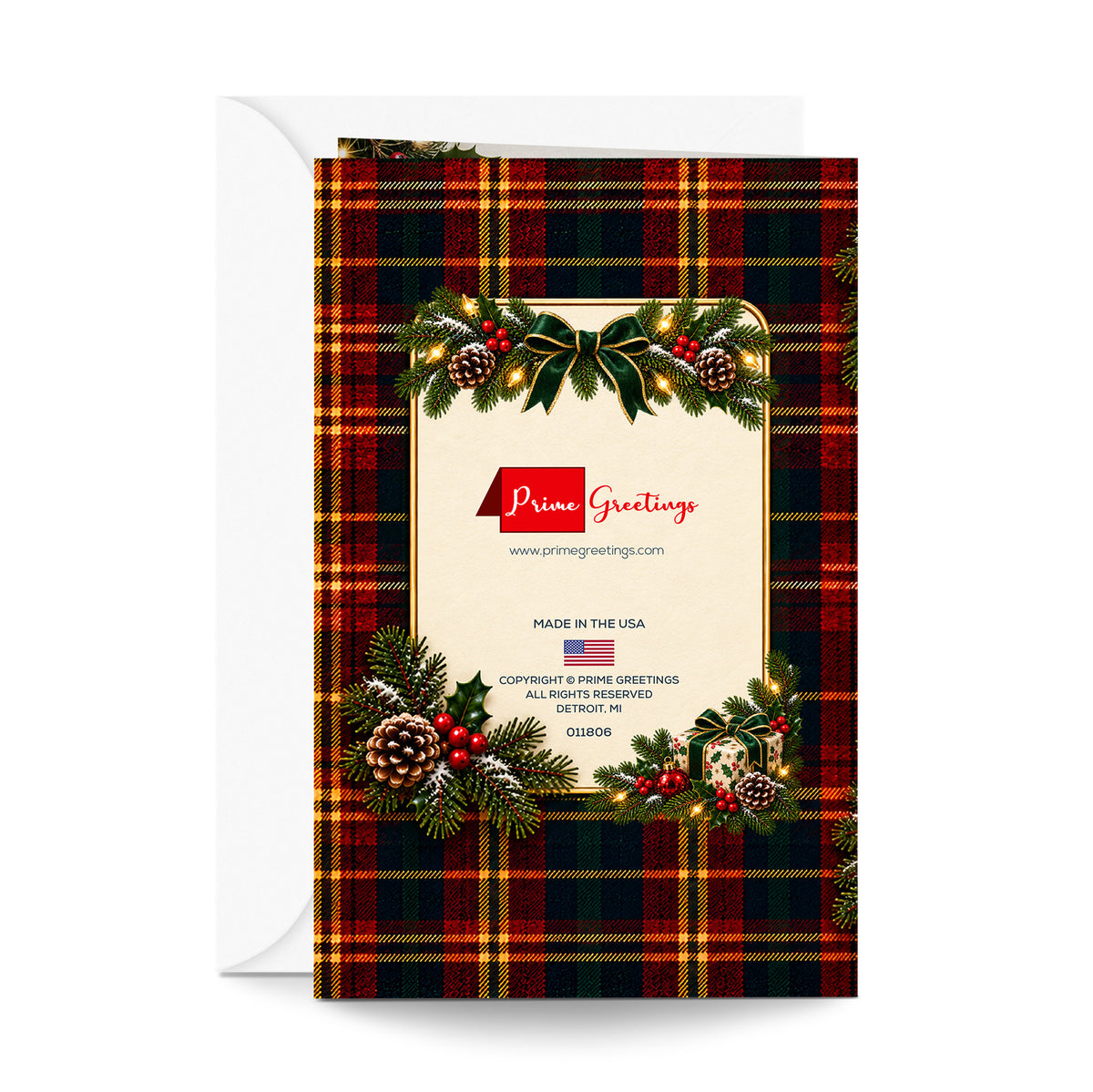 Nephew Christmas Card — back
