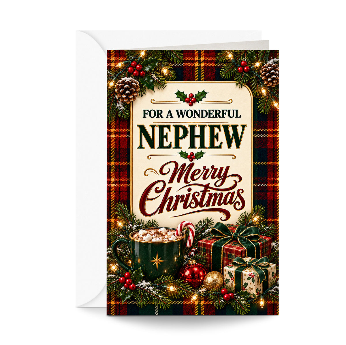 Nephew Christmas Card — front