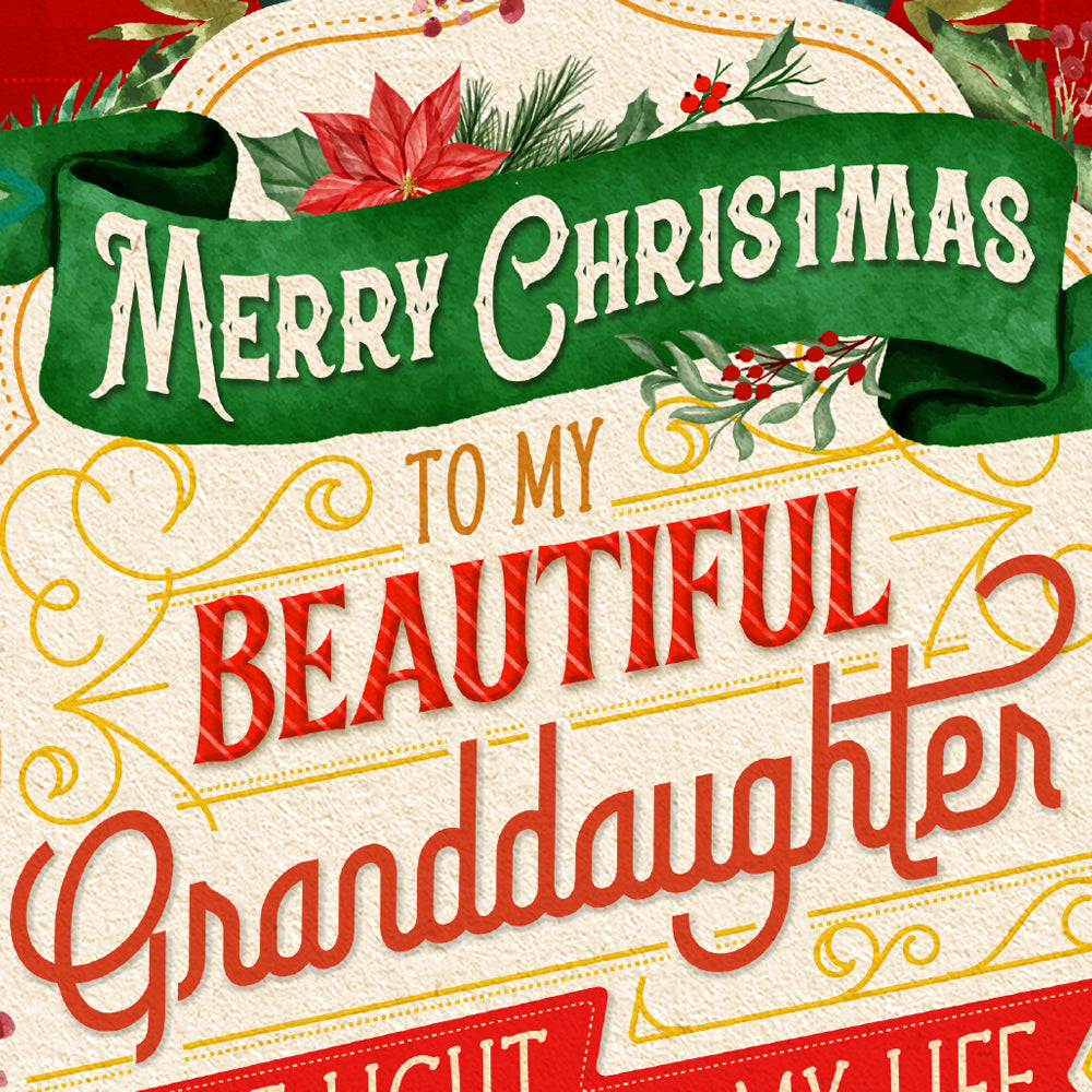 Granddaughter Christmas Card