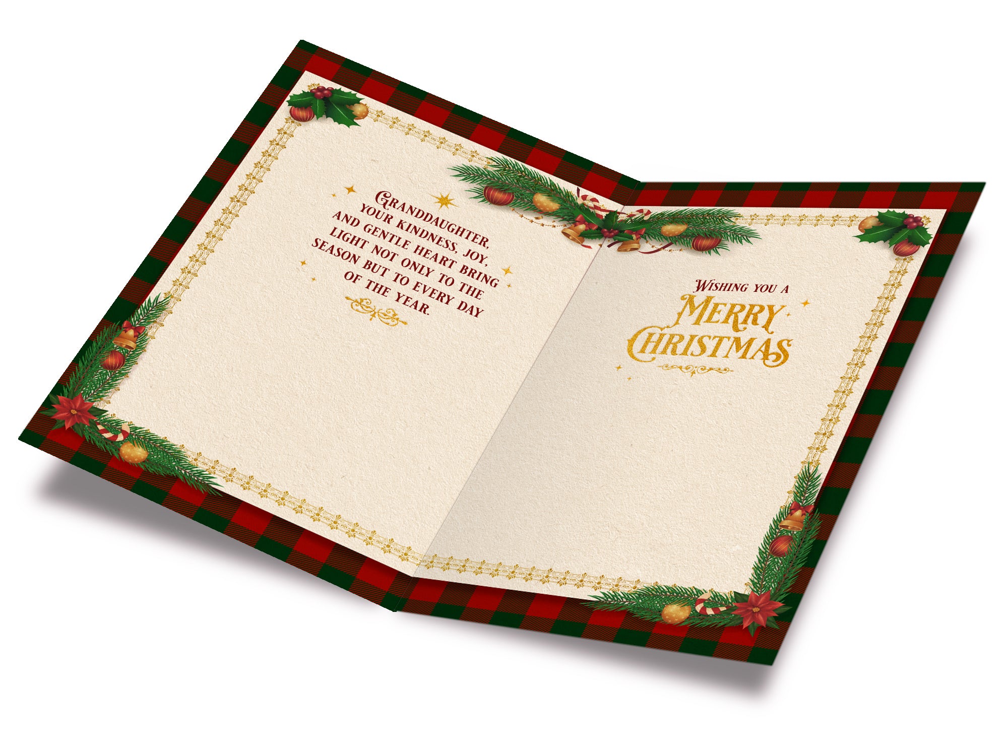 Granddaughter Christmas Card