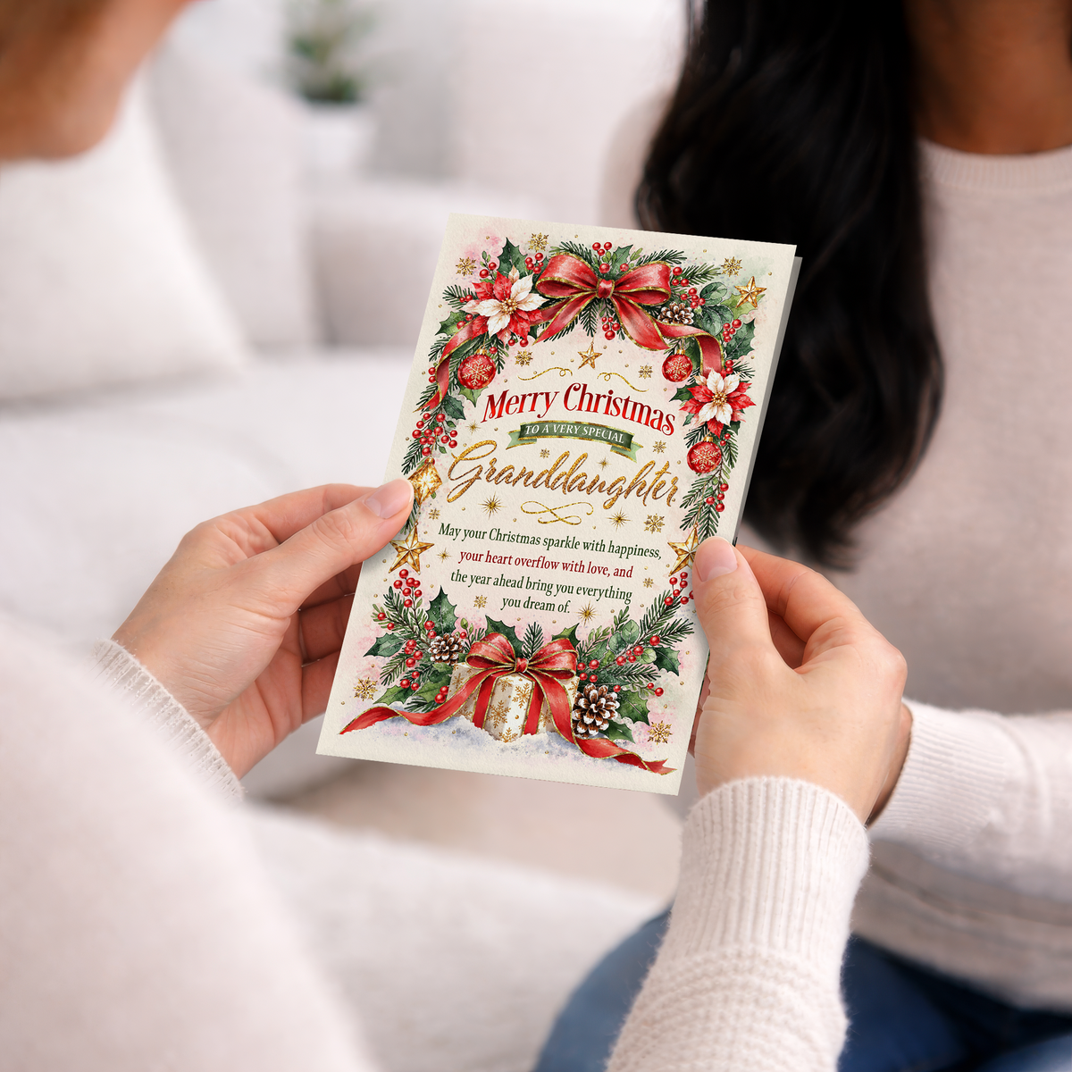 Granddaughter Christmas Card — lifestyle1