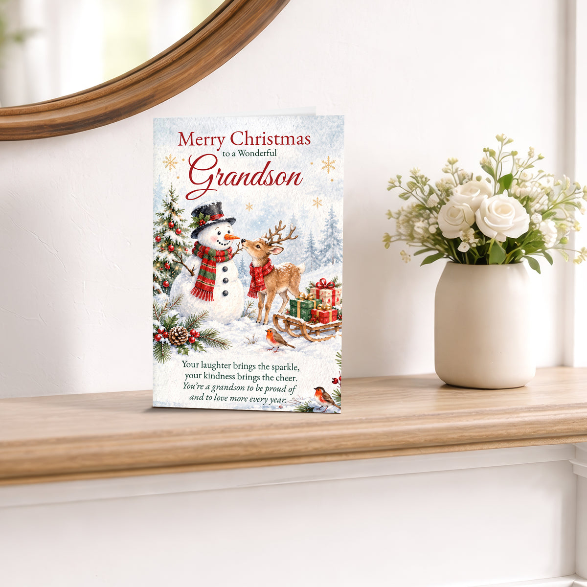 Grandson Christmas Card — Lifestyle shot 3