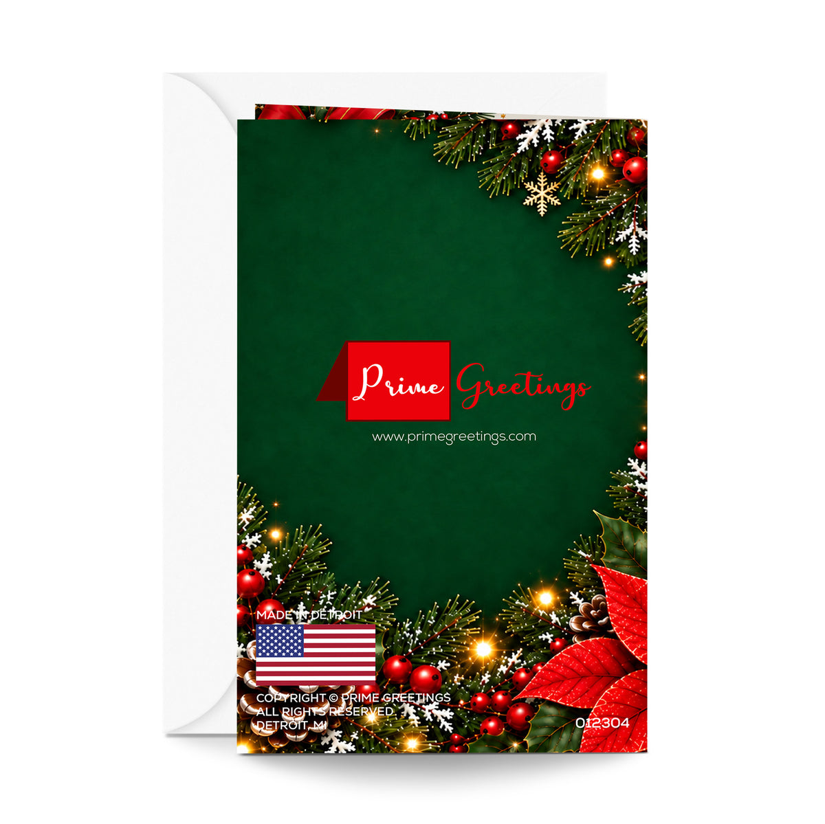 Aunt Christmas Card — back