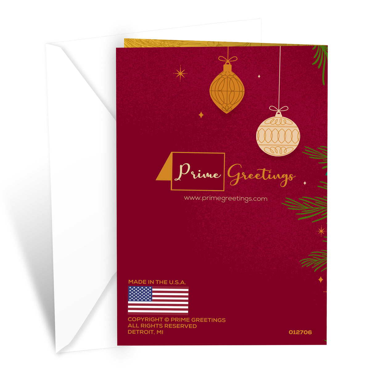 Husband Christmas Card — back