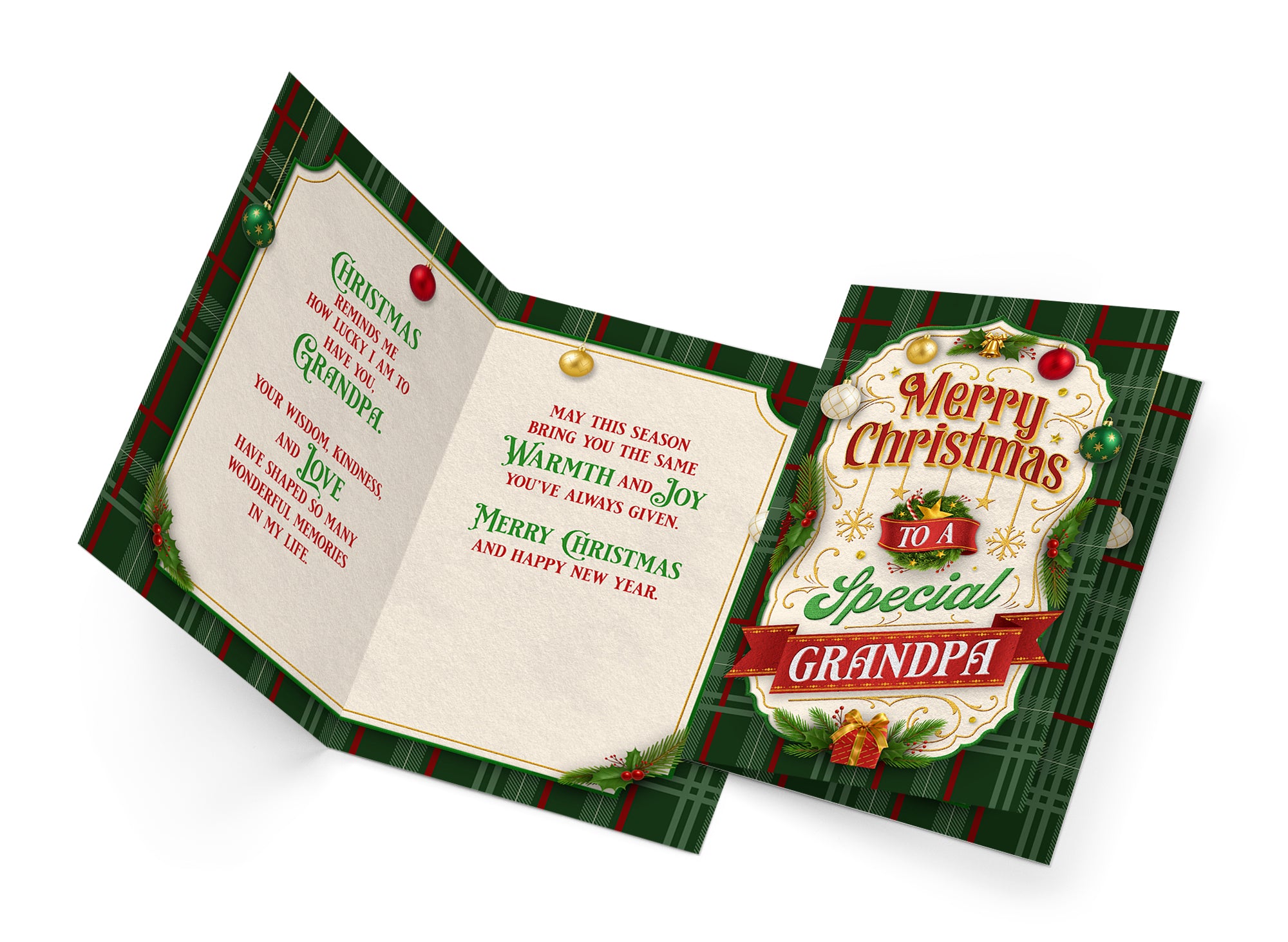 Grandpa Christmas Card