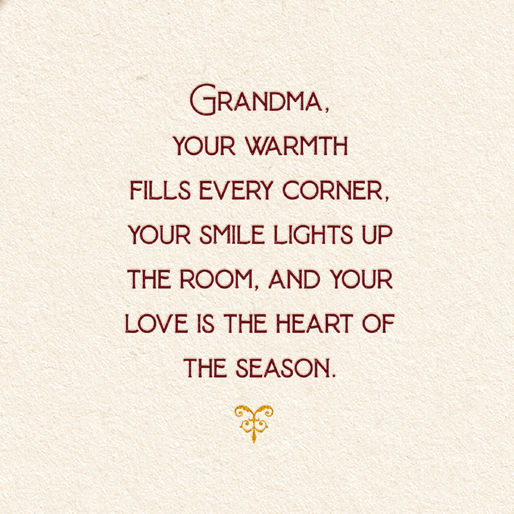 Grandma Christmas Card