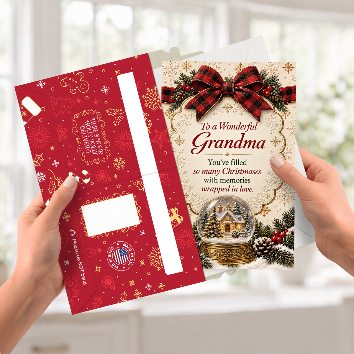 Grandma Christmas Card — pullout