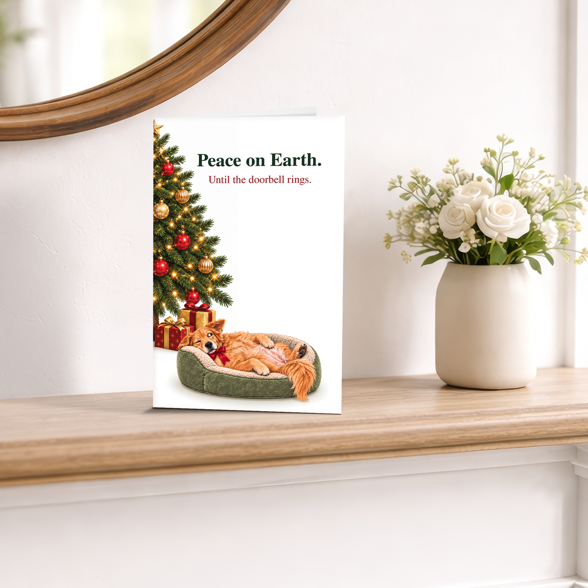 Funny Dog Christmas Card — lifestyle3
