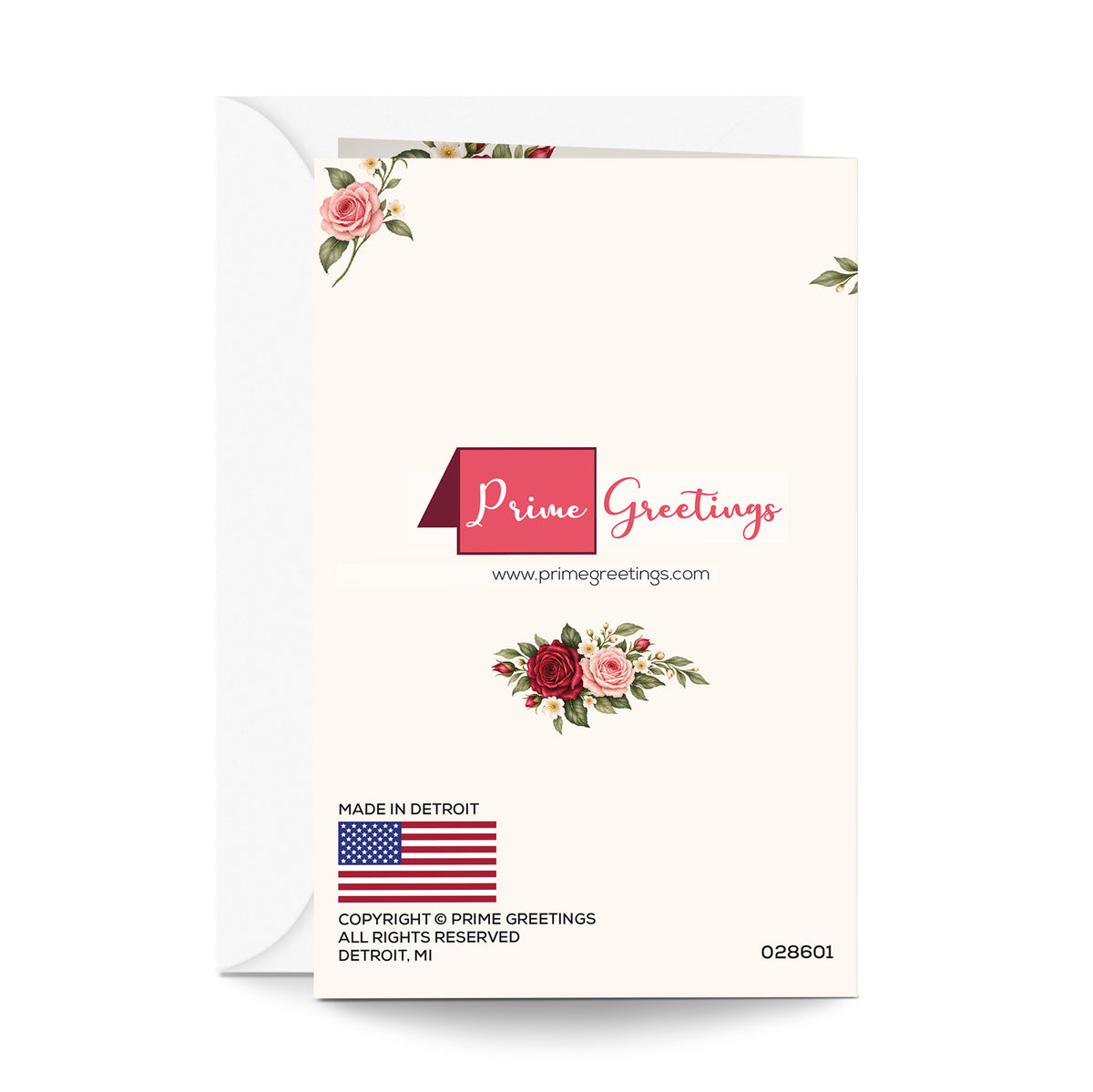 Religious Anniversary Card — back