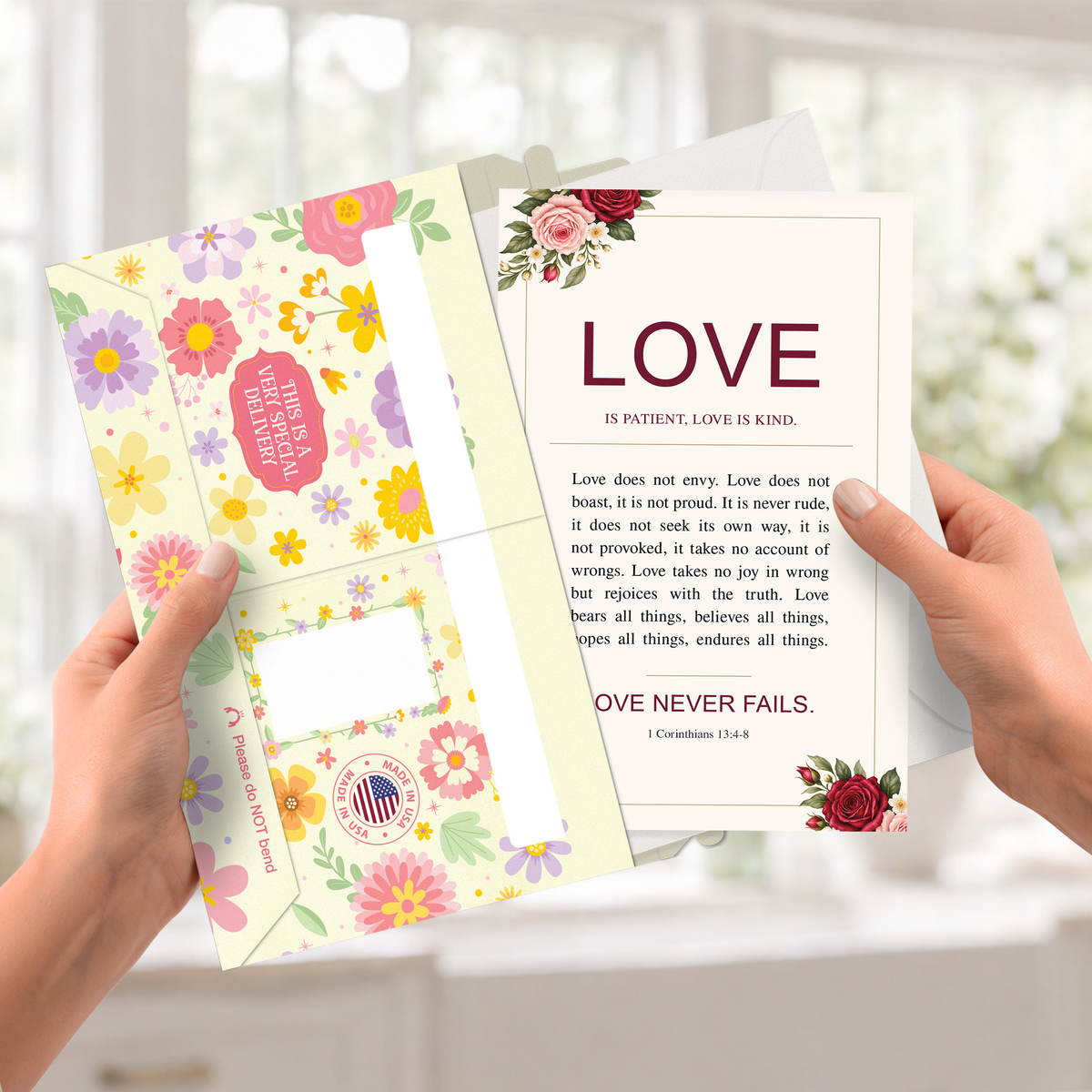 Religious Anniversary Card — pullout