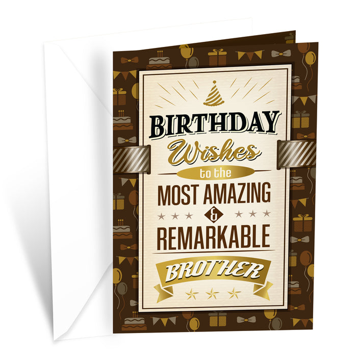 Brother Birthday Card