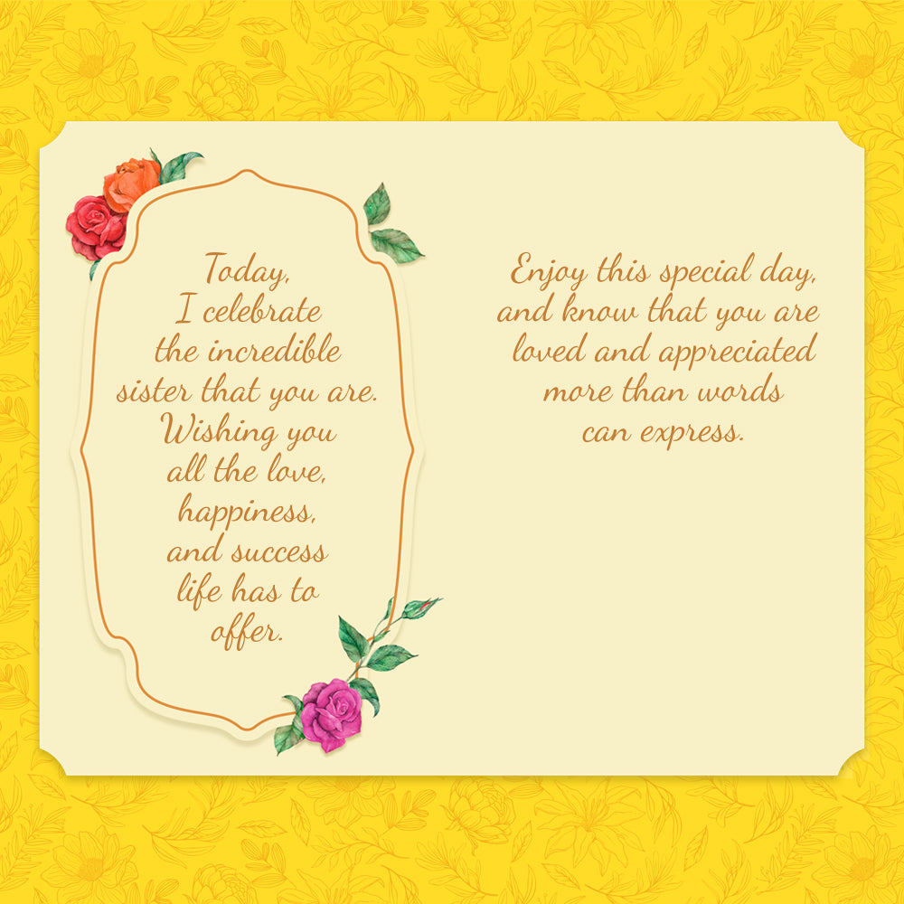 Sister Birthday Card