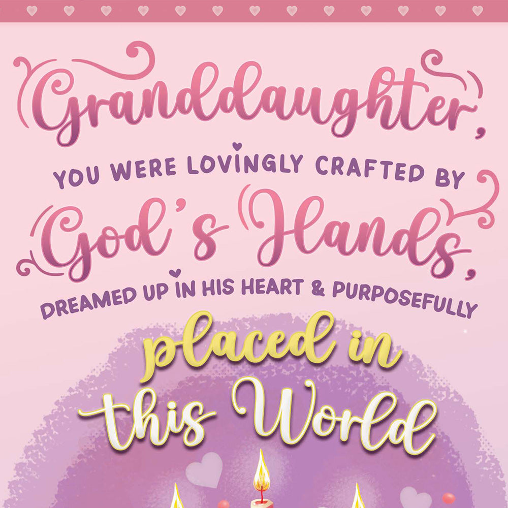 Religious Birthday Card For Granddaughter