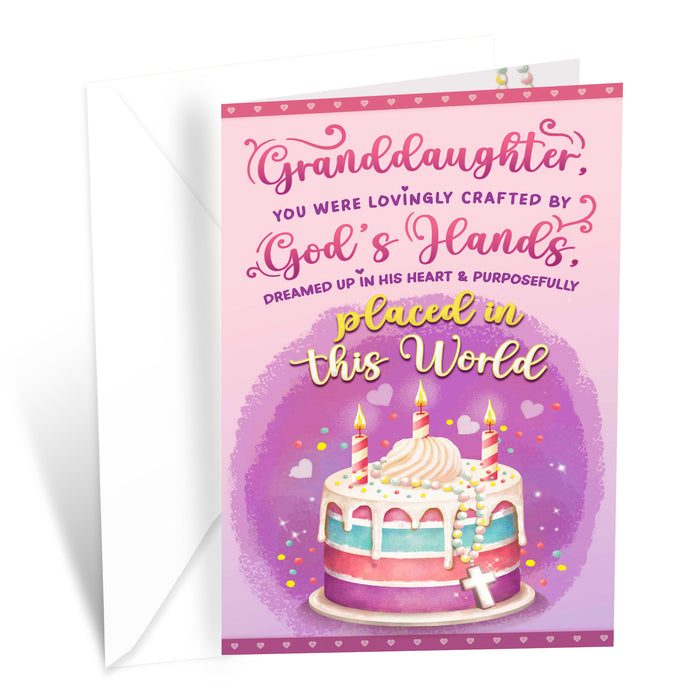 Religious Birthday Card For Granddaughter