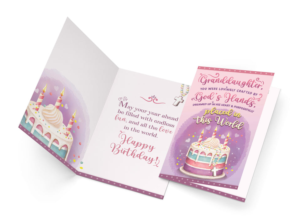 Religious Birthday Card For Granddaughter
