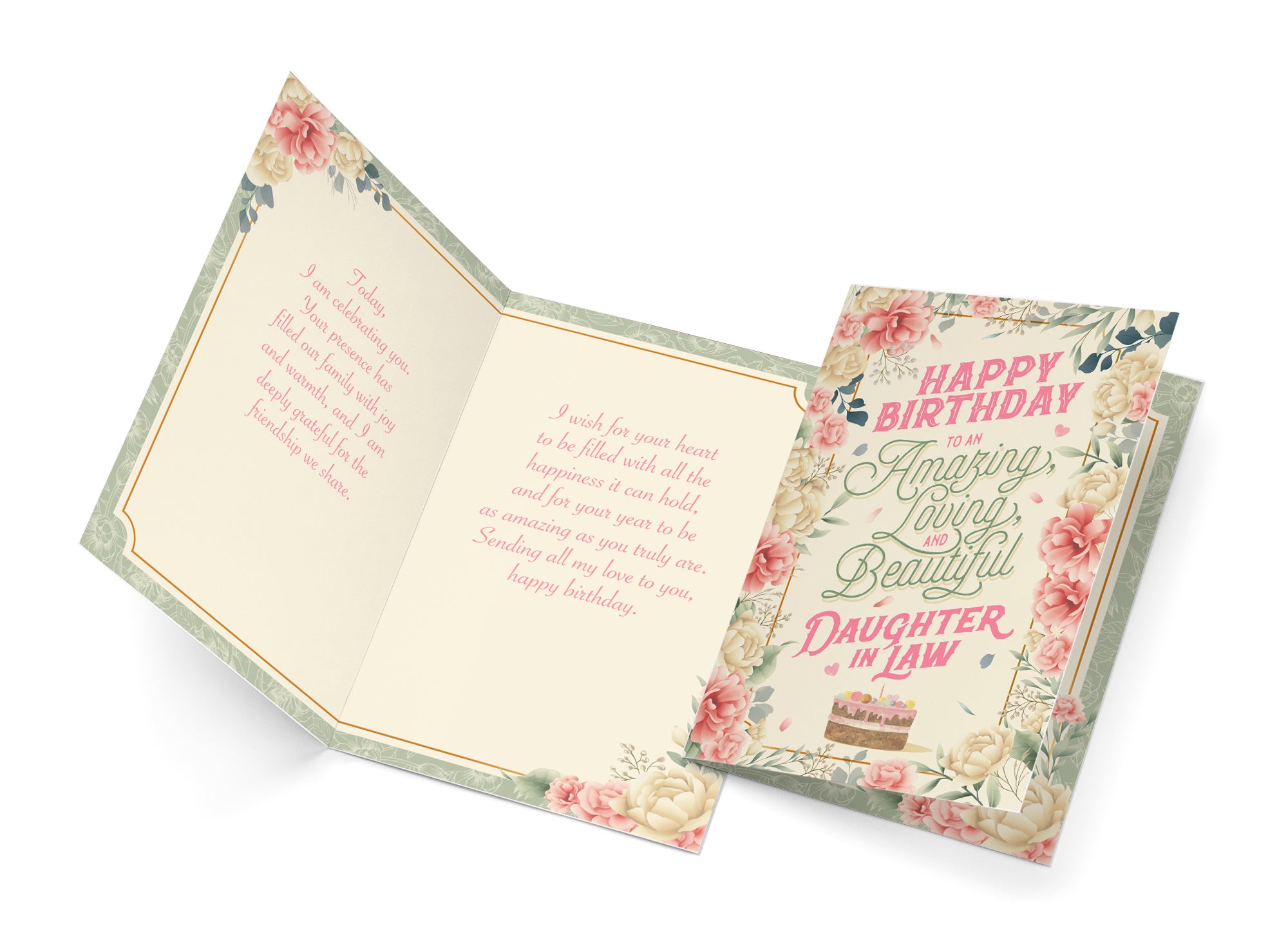 Daughter In Law Birthday Card