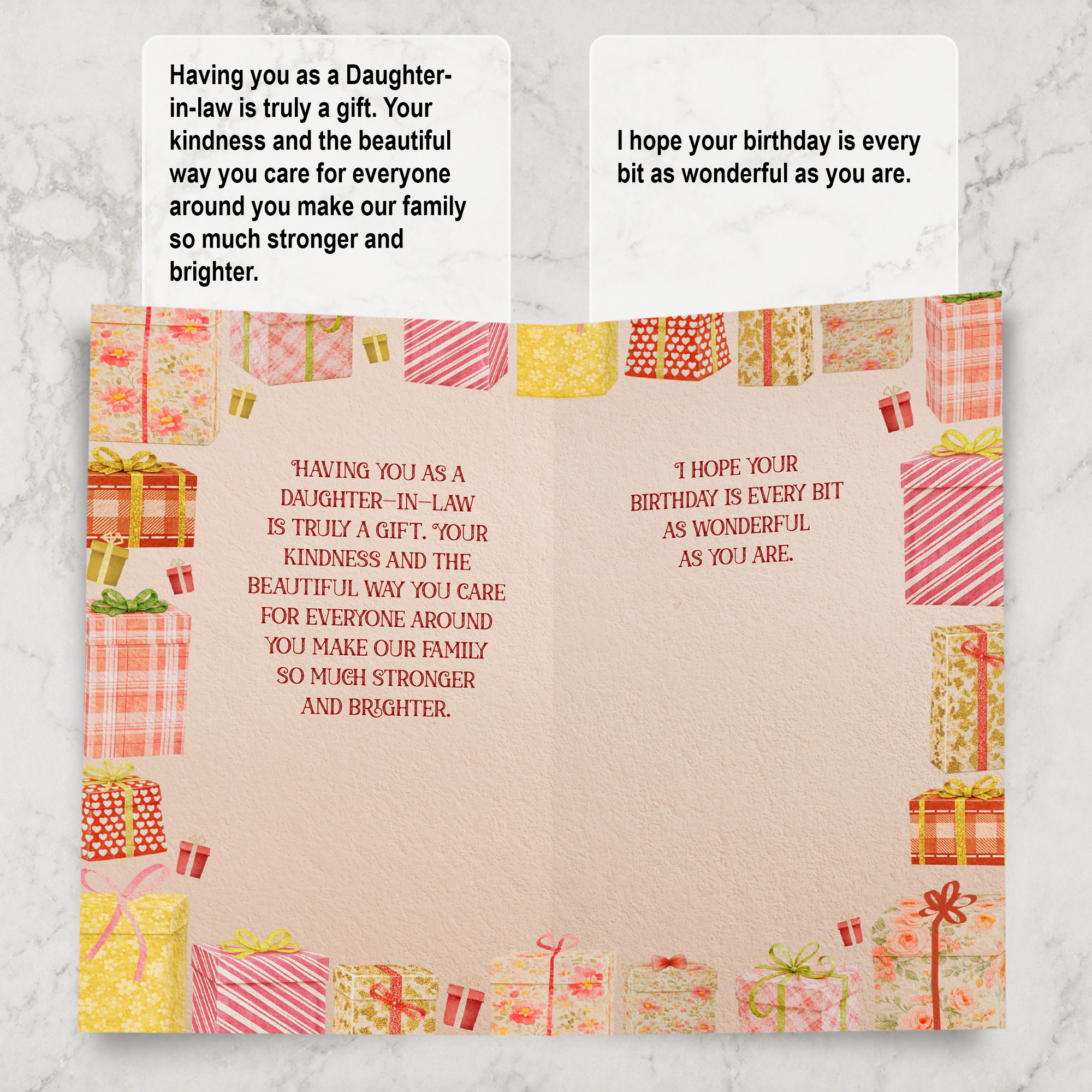 Daughter In Law Birthday Card
