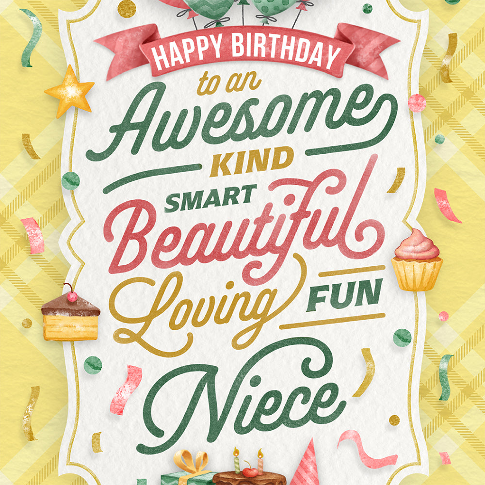 Niece Birthday Card