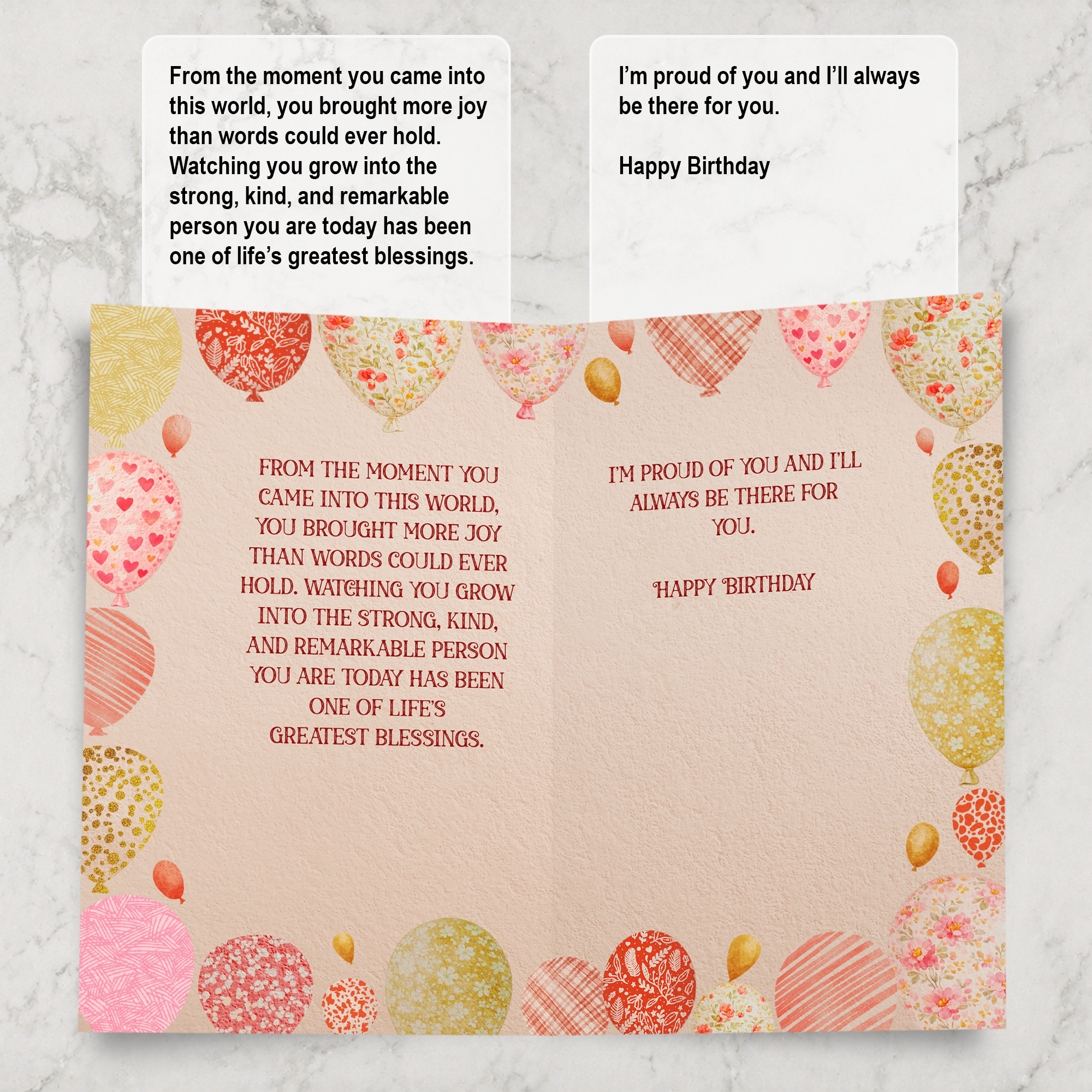 Granddaughter Birthday Card