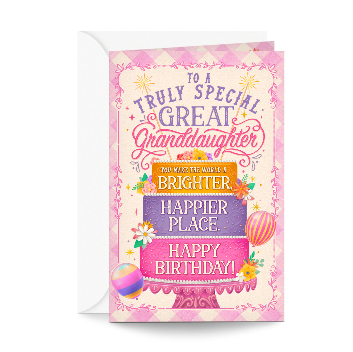 Great Granddaughter Birthday Card — front