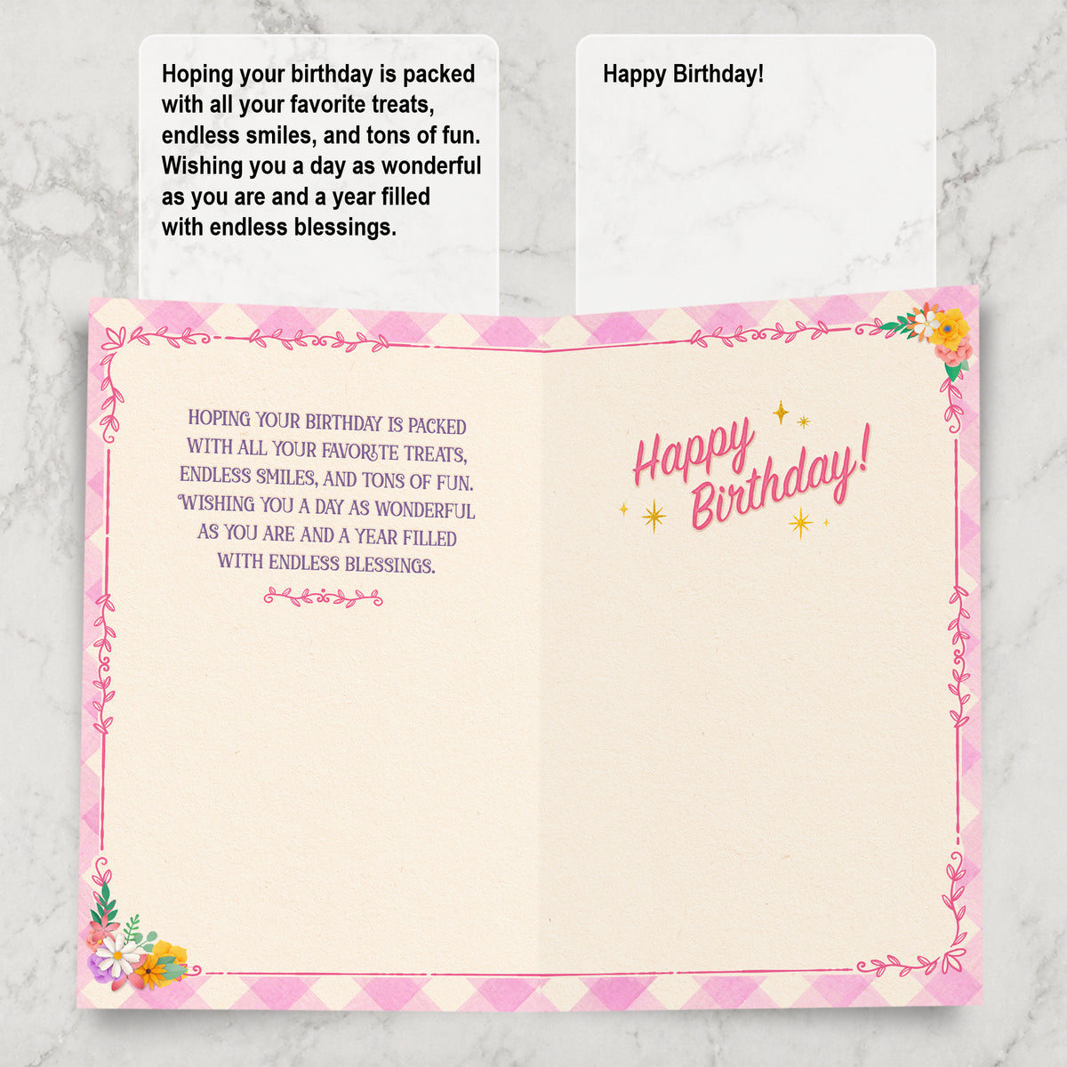 Great Granddaughter Birthday Card — inside