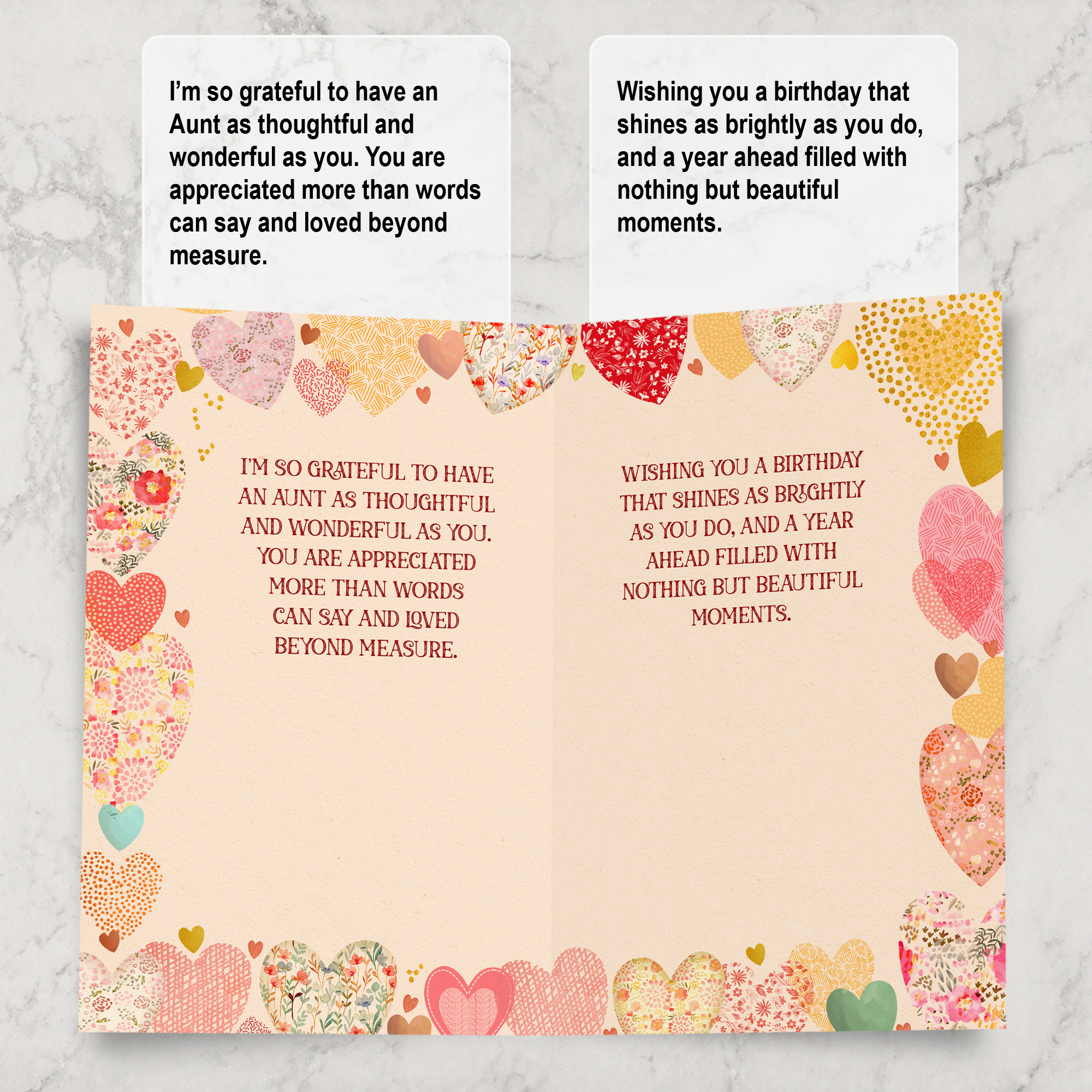 Aunt Birthday Card