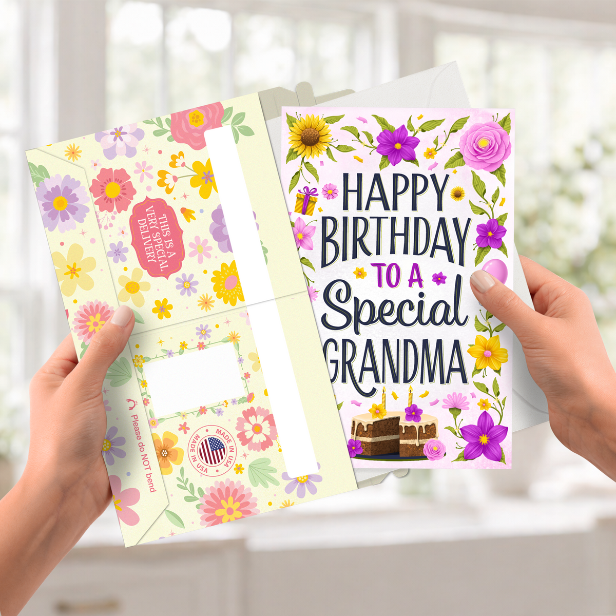 Grandma Birthday Card — pullout