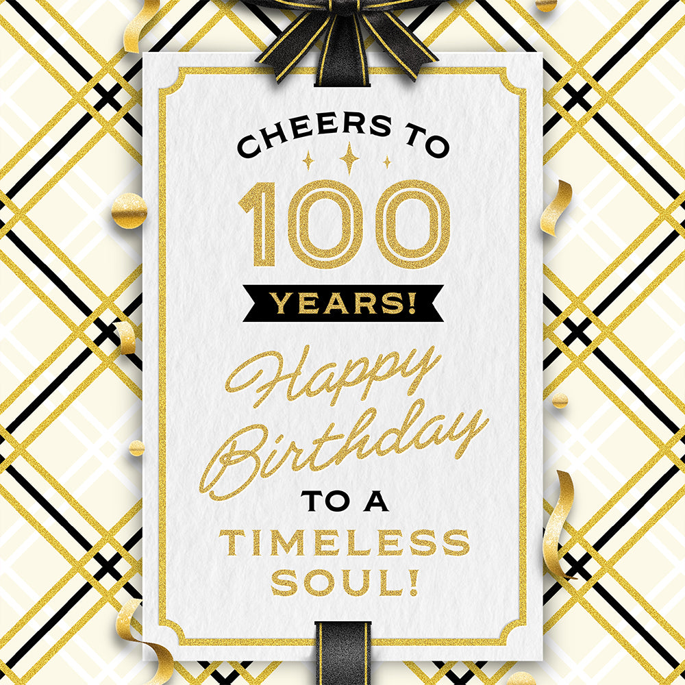 100th Birthday Card