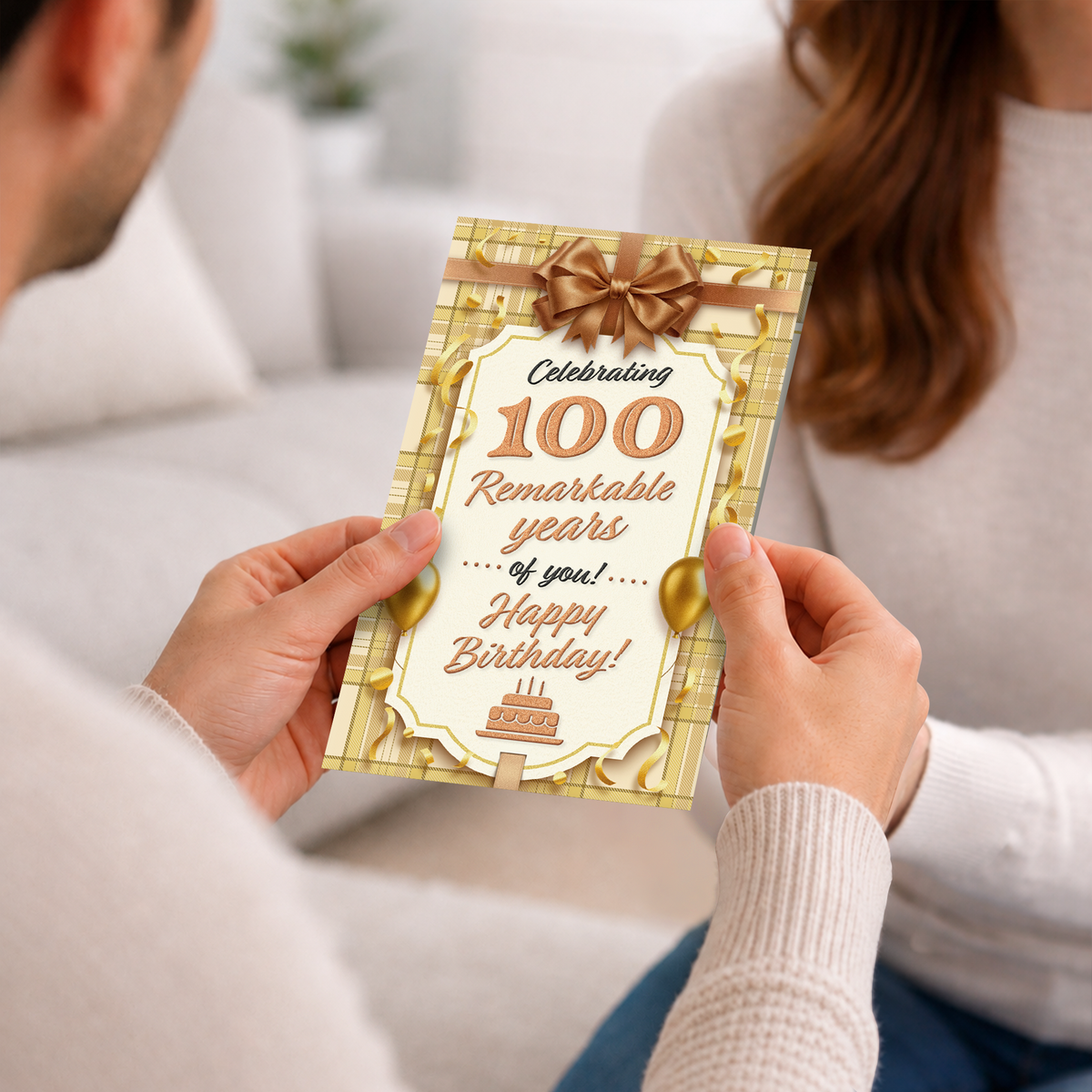 100th Birthday Card — lifestyle1