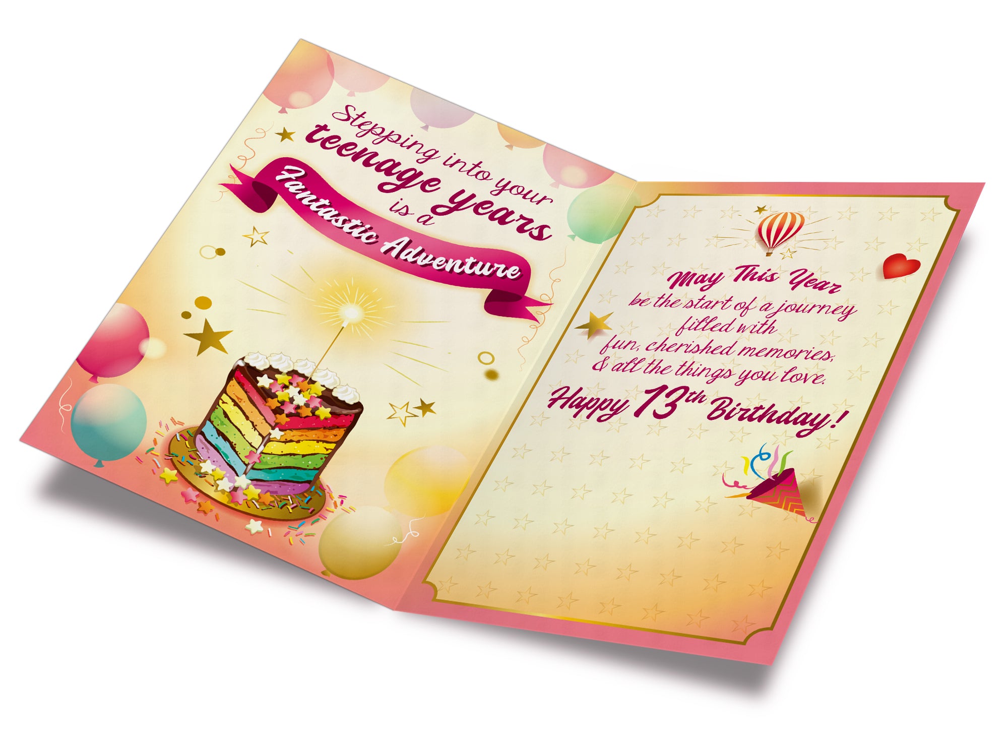 13th Birthday Card