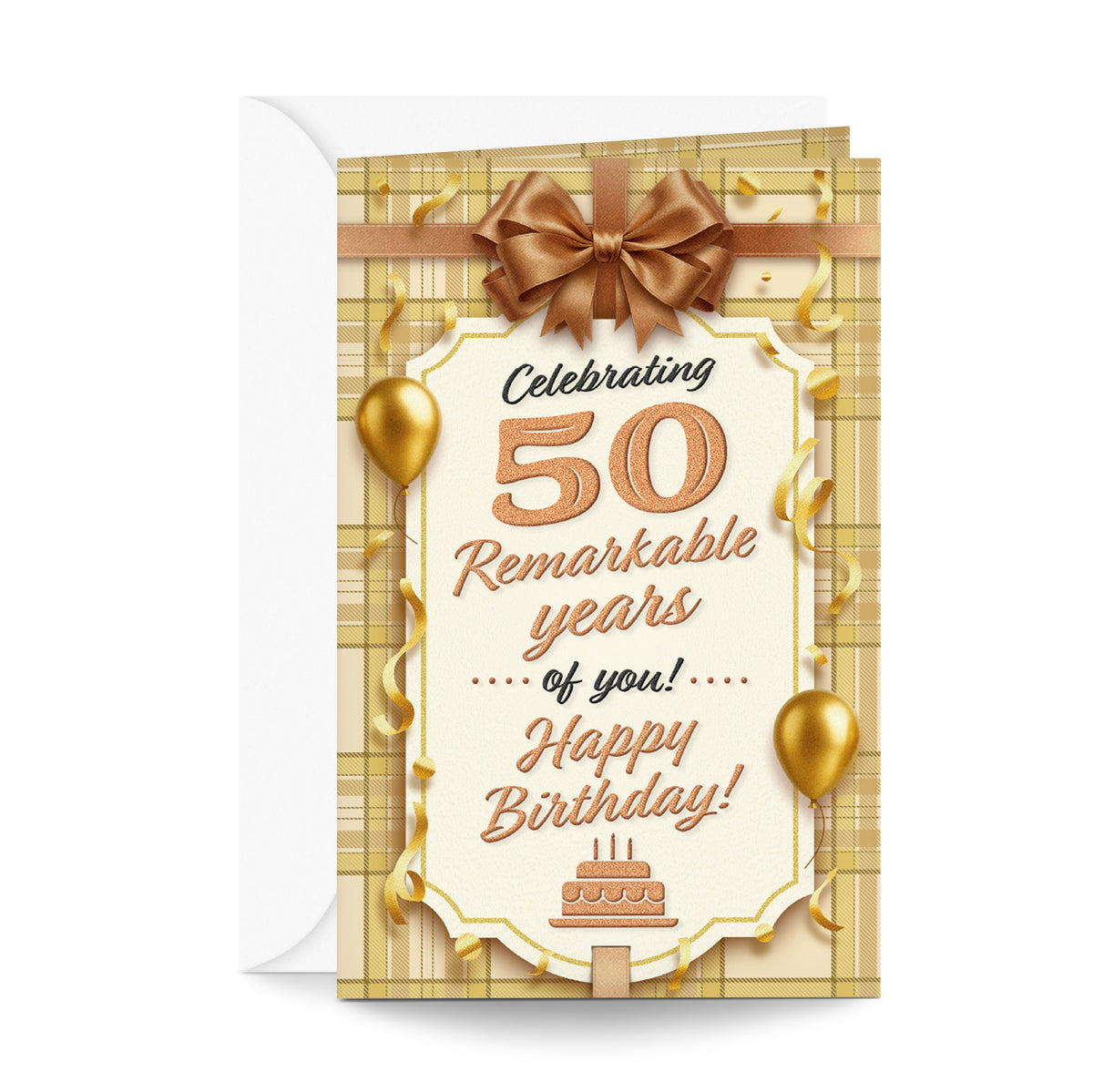 50th Birthday Card — front