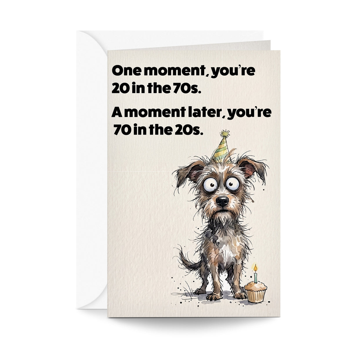Funny 70th Birthday Card — front