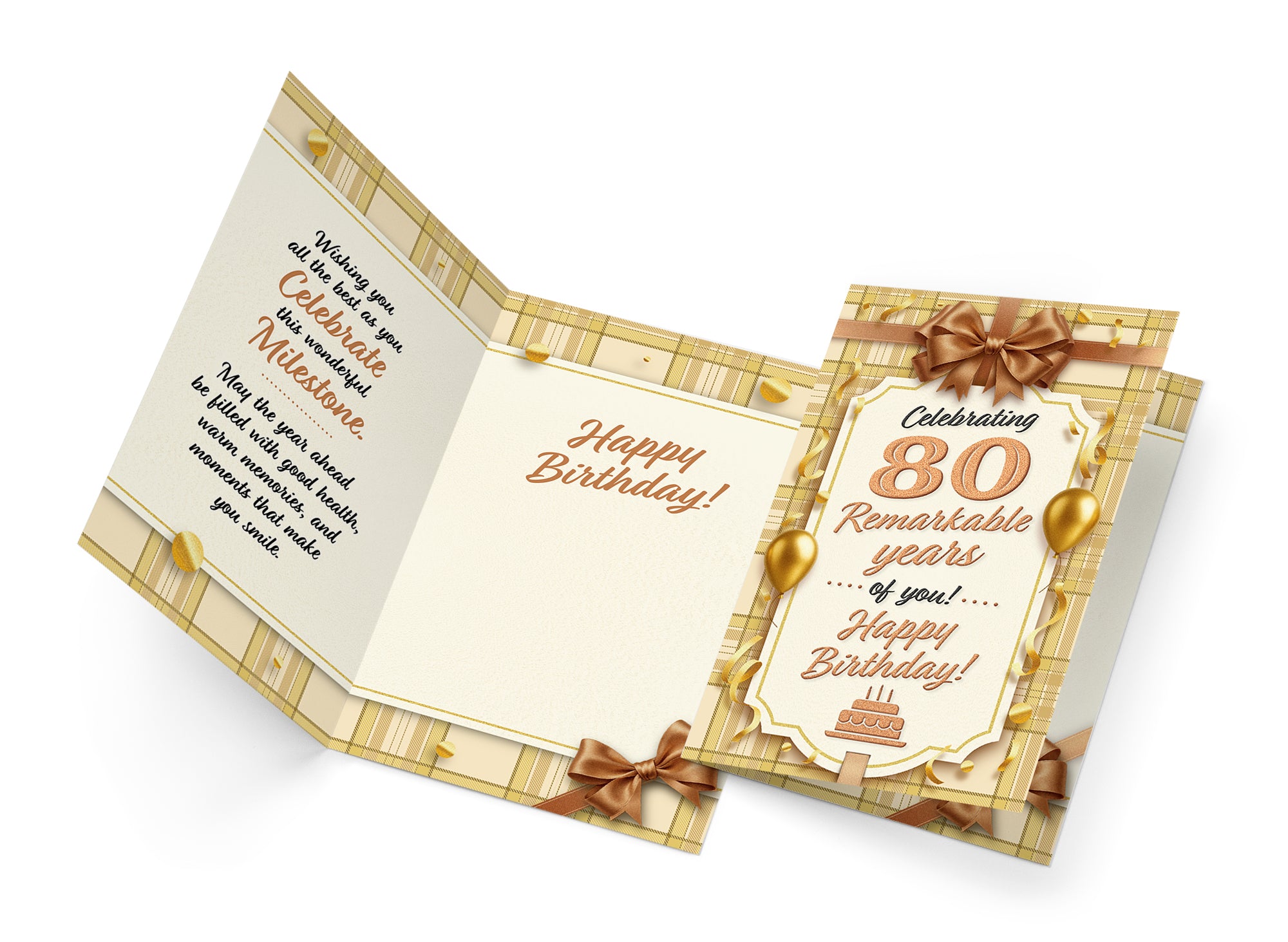 80th Birthday Card