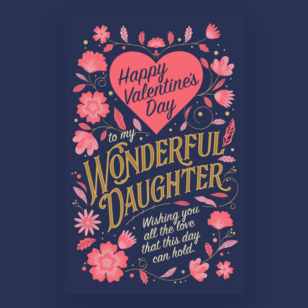 Daughter Valentine's Day Card