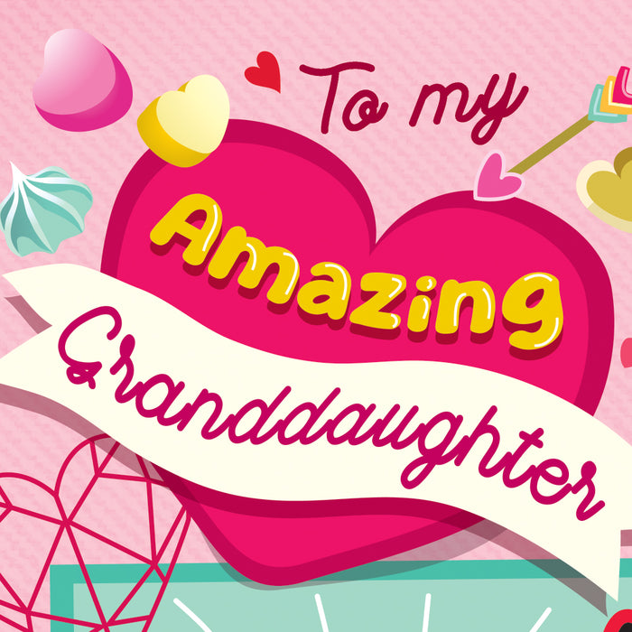 Valentine's Day Card For Granddaughter