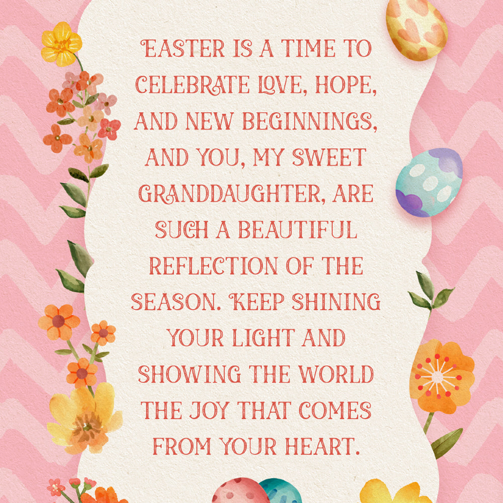 Easter Card For Granddaughter