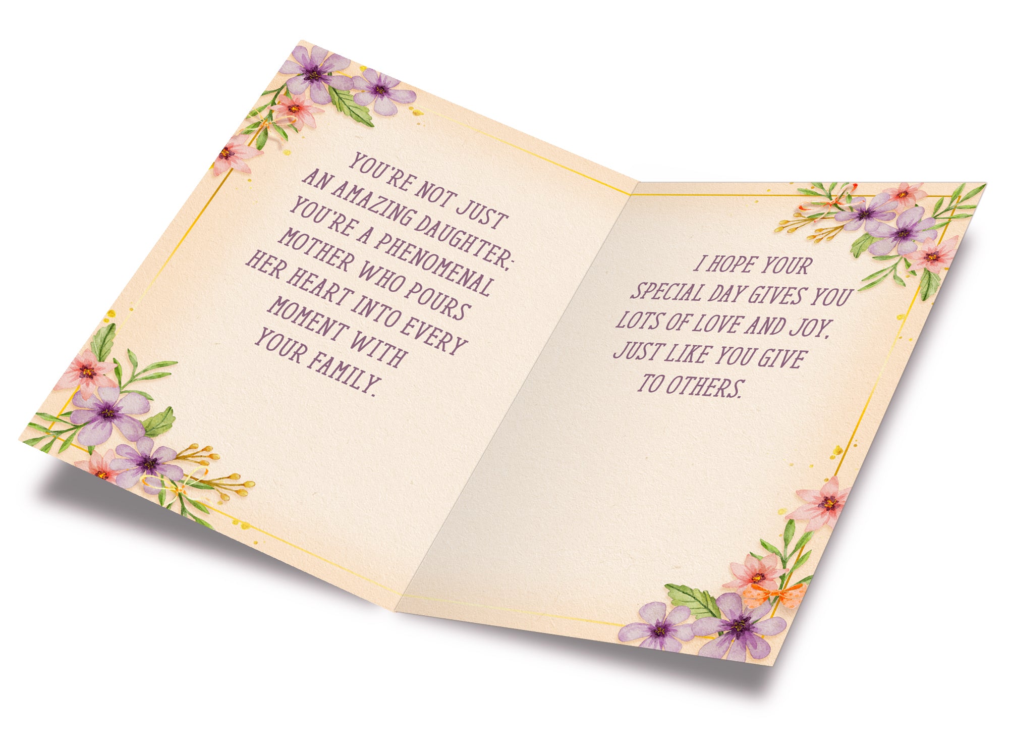 Mother's Day Card For Daughter