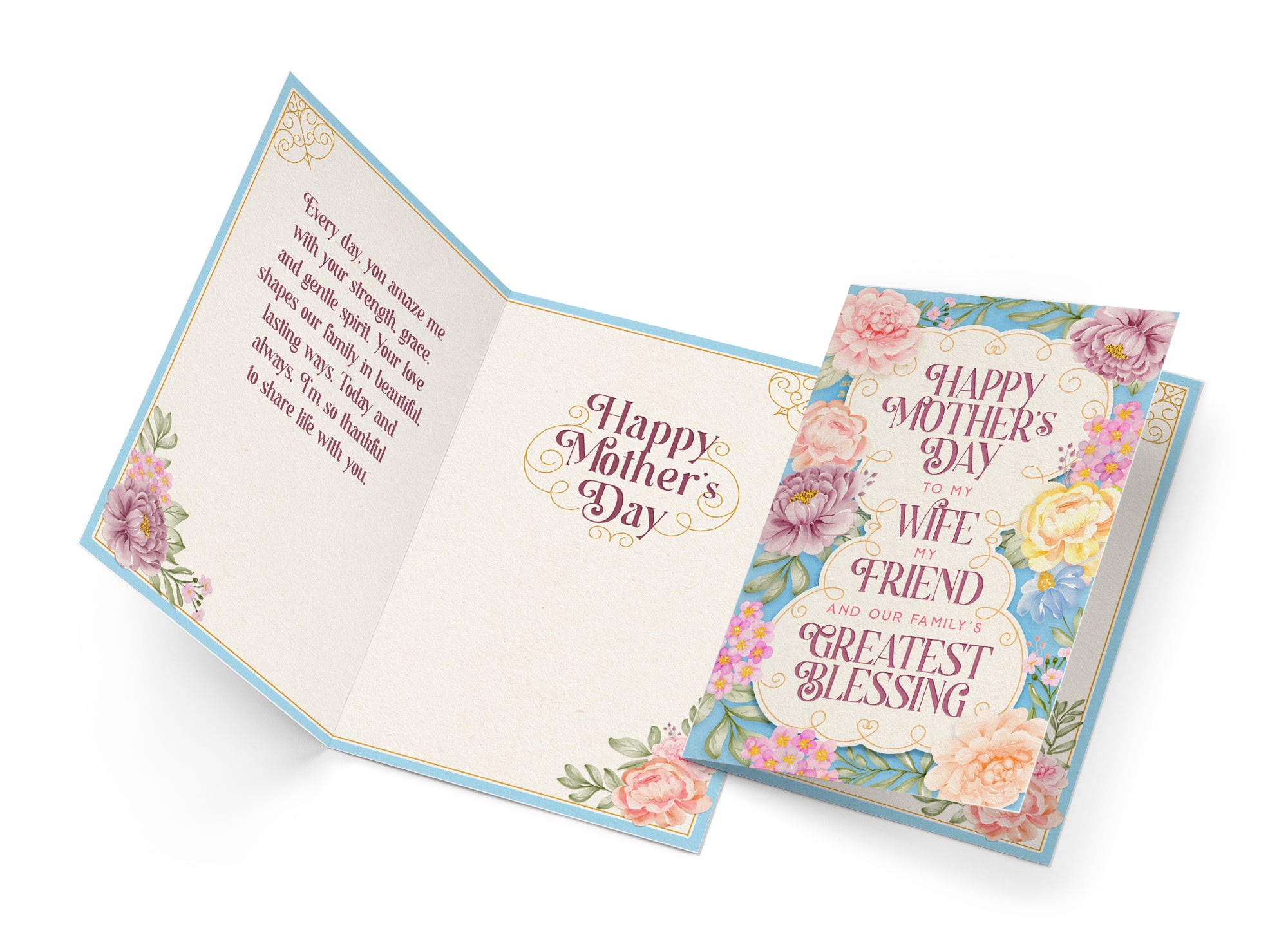 Wife Mother's Day Card