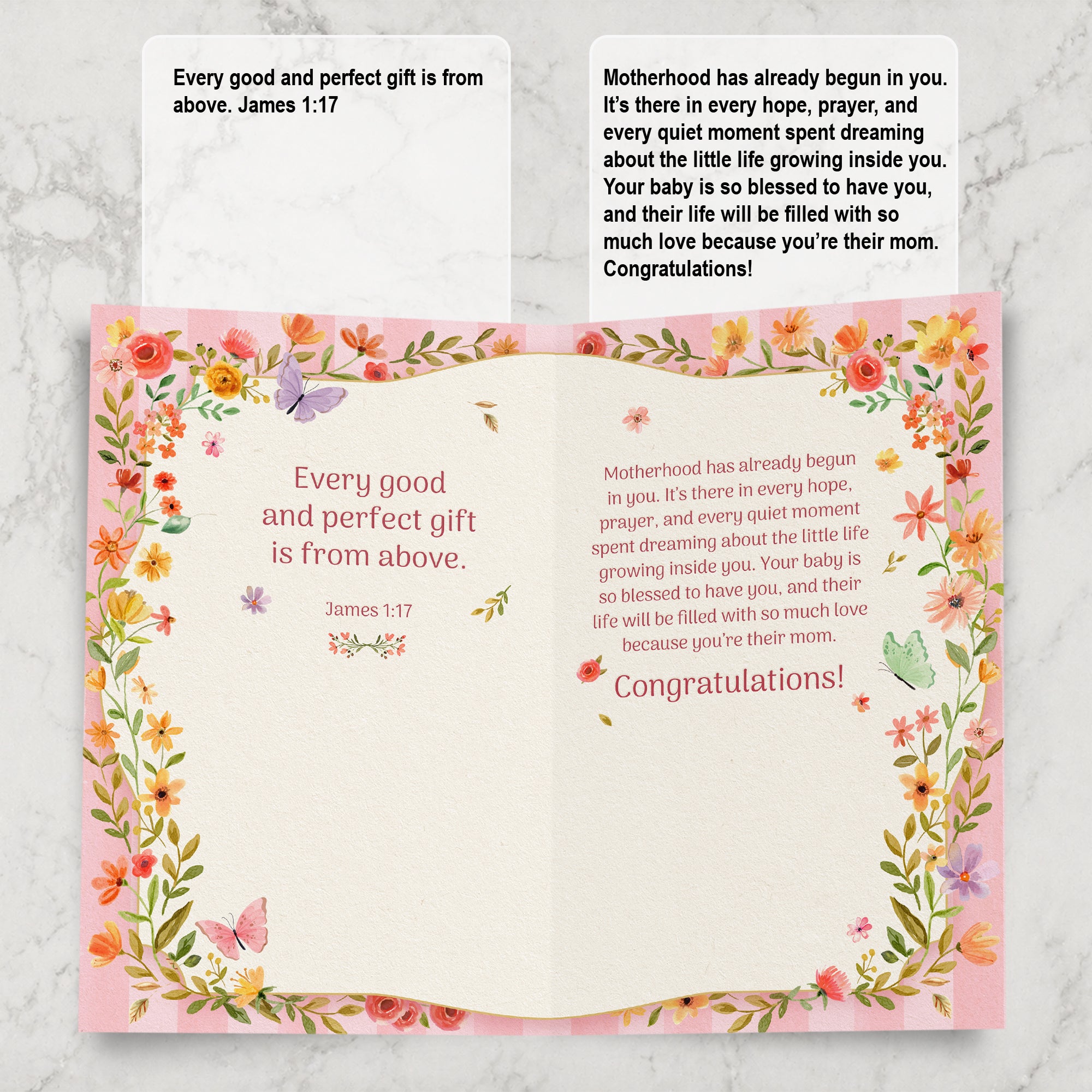 Religious Mom To Be Mother's Day Card